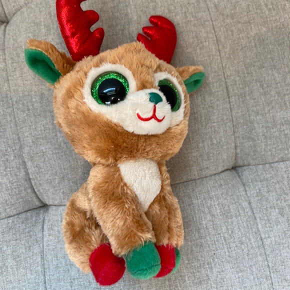 Ty Beanie Boos Christmas Holiday Winter Set: Snowman, Penguin & Reindeer - Picture 4 of 4